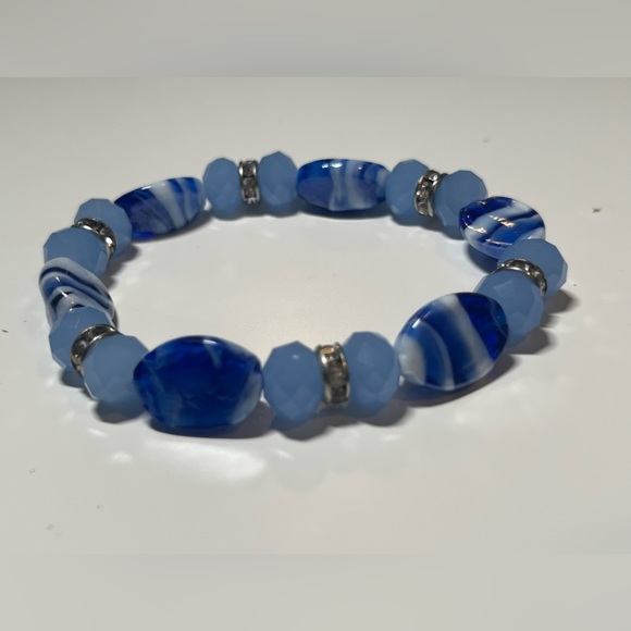 Blue Crystal Bracelet - Picture 3 of 3